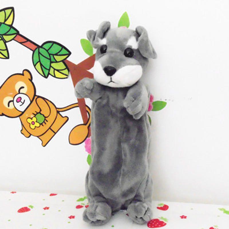 Очаровательный Кавайный Пес Пенал Плюшевый Пенал Идеально Подходит Для Хранения Косметики И Канцелярских Принадлежностей