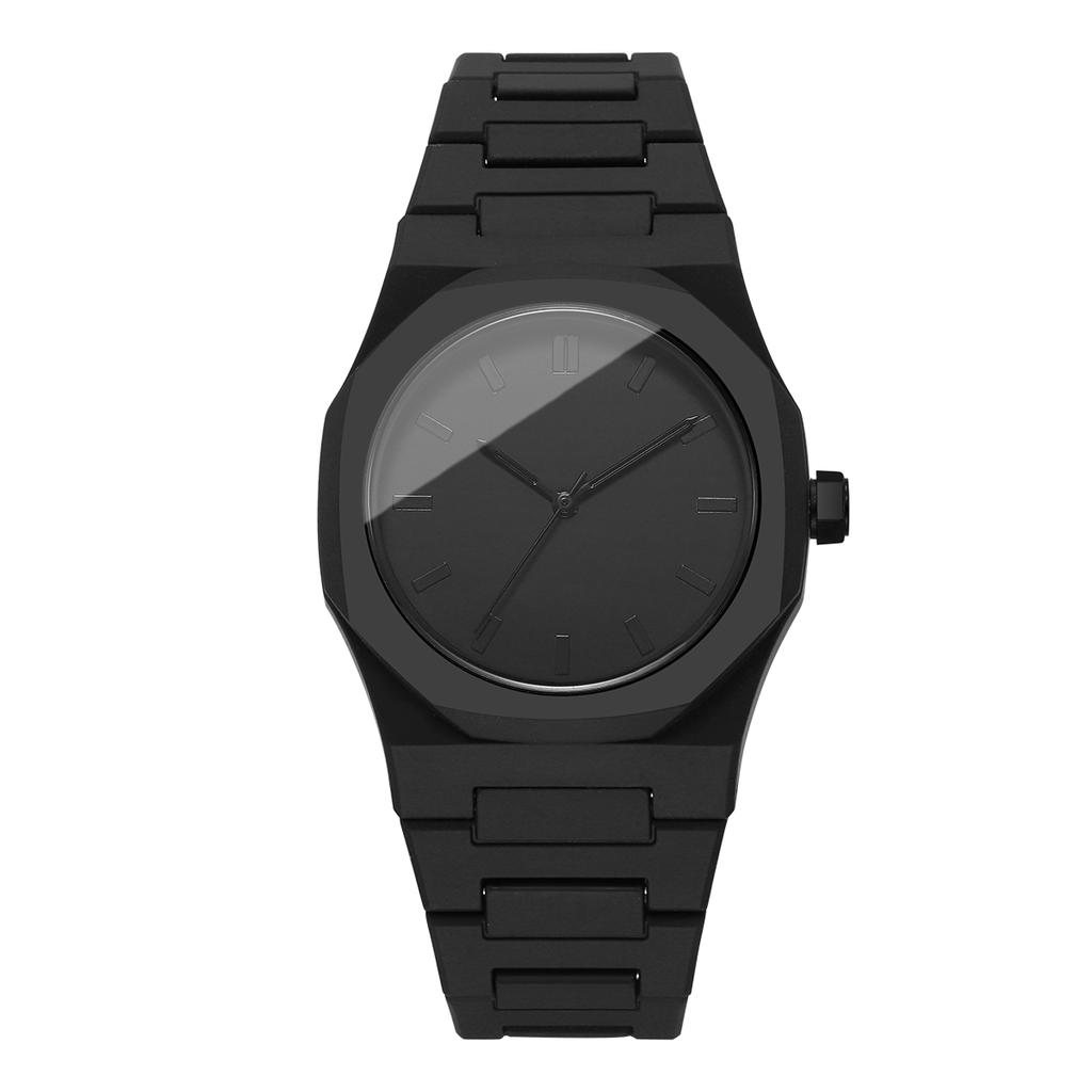 Casual Plastic Band Men Watches Simple Dial Business Wristwatch For Mens Clock Reloj Hombre