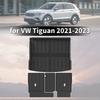 For VW Tiguan (MK3) e‑Hybrid 2021-2023 LHD RHD Custom Fit TPE Car Trunk Mats & Seat Back Non-Slip Bottom All Season Accessories