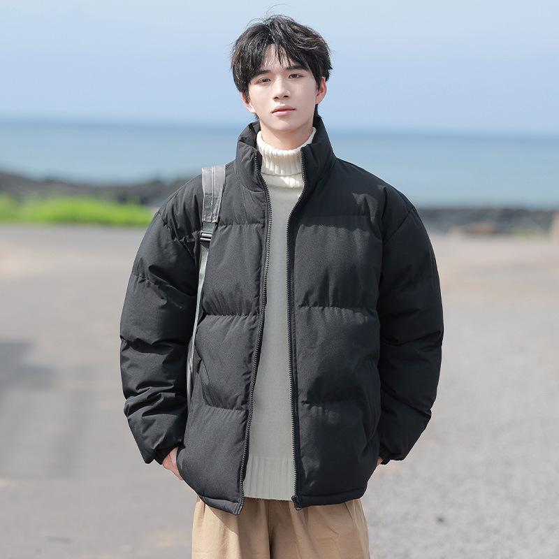 Новые повседневные мужские куртки с хлопковой подкладкой, утепленные куртки с хлопковой подкладкой, куртки с воротником-стойкой, утепленные куртки