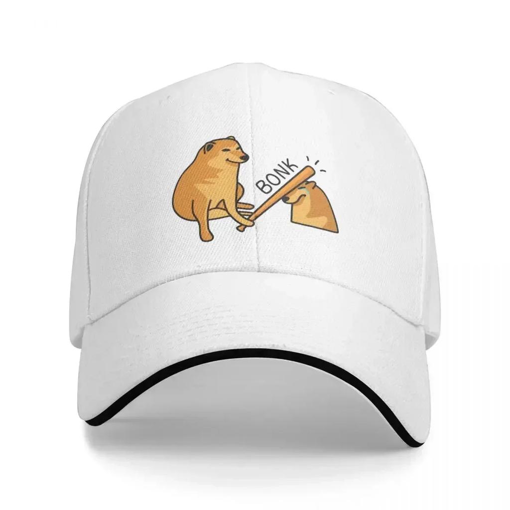Cheems Bonk Dog Baseball Cap Hip Hop Beach Mountaineering foam party Hat Unisexs Womens
