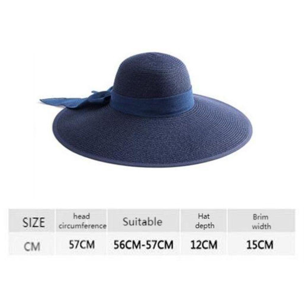 Женская пляжная кепка с широкими полями и бантом, широкая соломенная шляпа, кепка от солнца, панамские шляпы