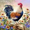 DIY 5D Full Diamond Painting Cross Stitch "cock" Mosaic Diamond Embroidery