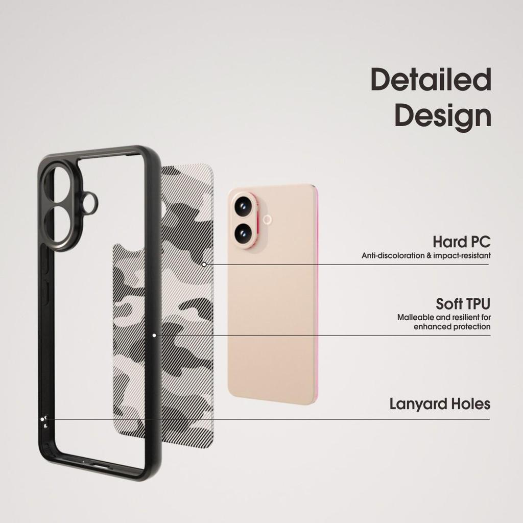 Защитный чехол Vivo V60 Lite Camo с ремешком