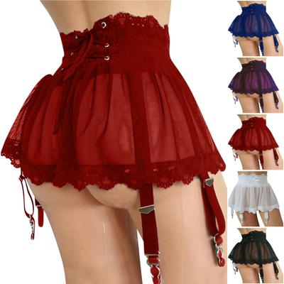 Женское платье, нижнее белье больших размеров, бандажные подвязки, чулки, подтяжки, пояс с подвязками, кружевная сетка, женская горячая юбка, нижнее белье, нижнее белье