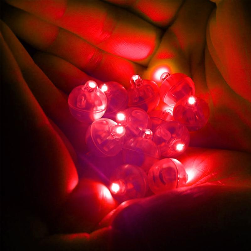 Шармовые шары, лампы для бара, без выключателя, светодиодная вспышка для свадьбы, 10 шт./лот, украшение для рождественской вечеринки, круглый шар, мини