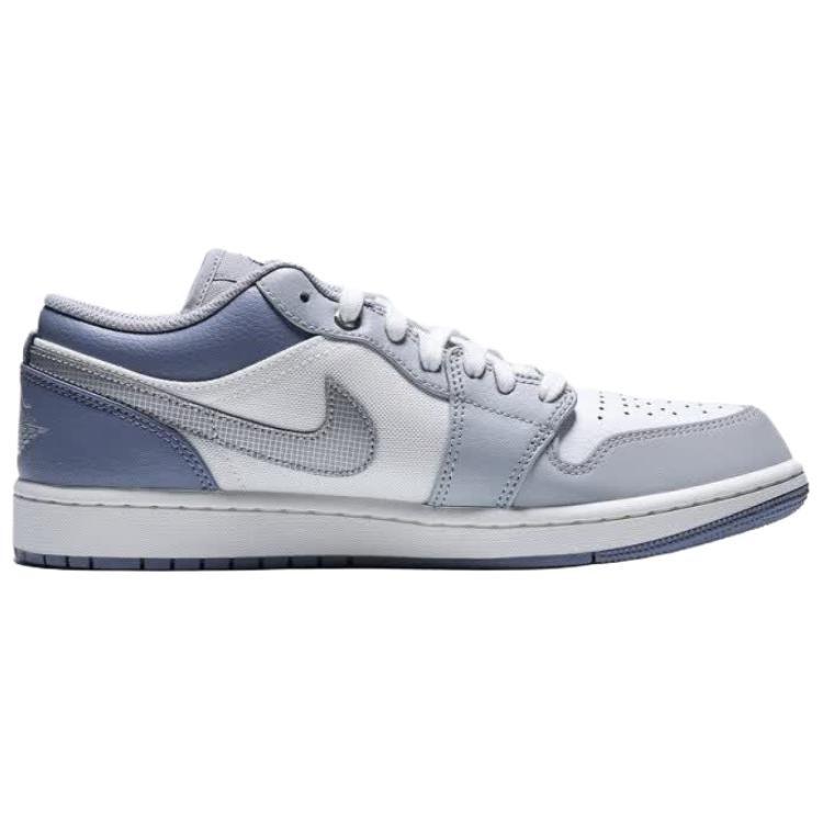 Jordan Air Jordan 1 Винтажные Баскетбольные Кроссовки Мужские Низкие Пик Белый/Металлический Серебряный IX5003-101