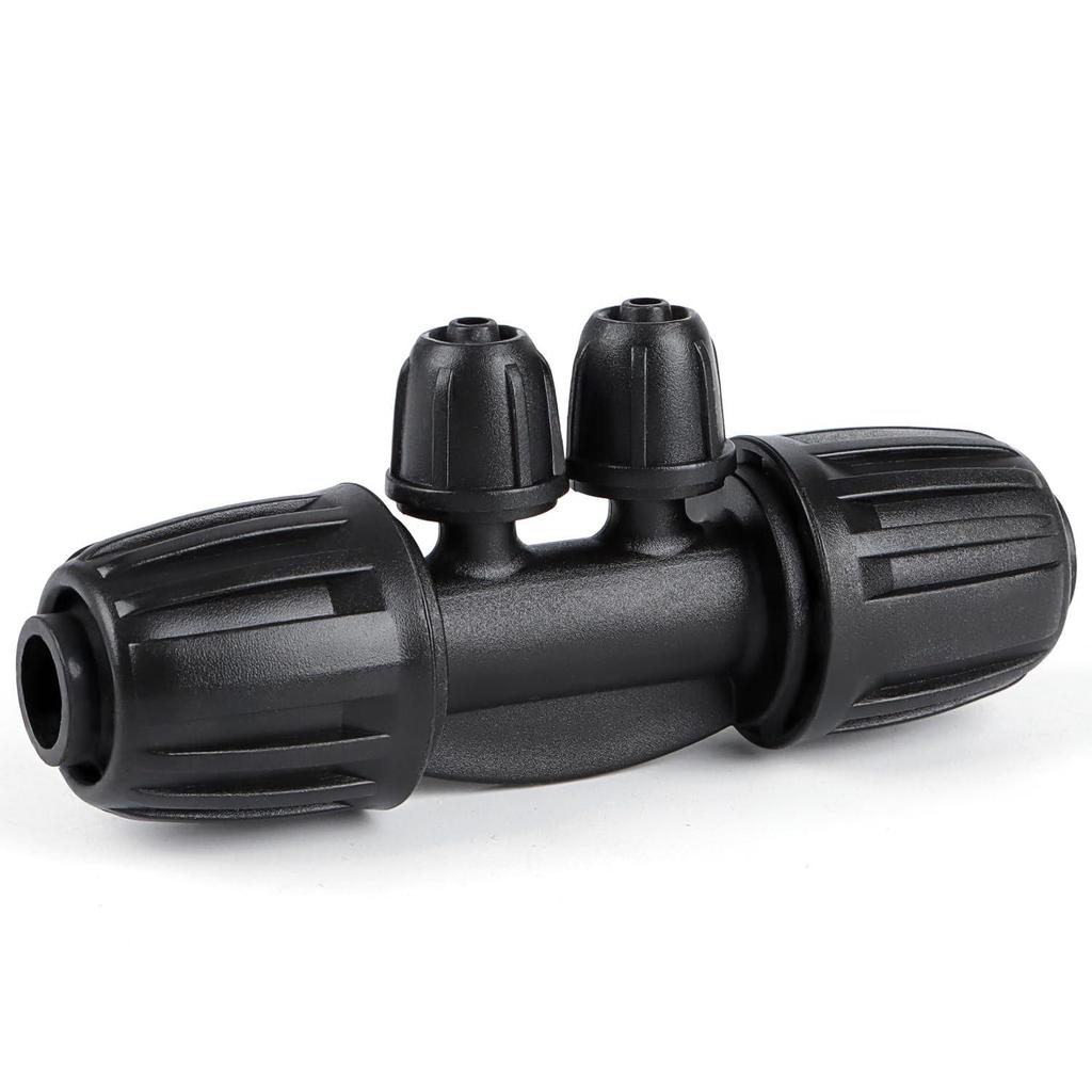 16мм ПЭ Труба Водосберегающие Ирригационные Фитинги: 4-точечный шланг, клапан, редукционный тройник, шестигранный штуцер, угловой соединитель