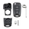 3 For Kia K2 K5 For Hyundai Picanto Flip Folding Key Case Car Key Shell Remote Key Shell 3 Buttons