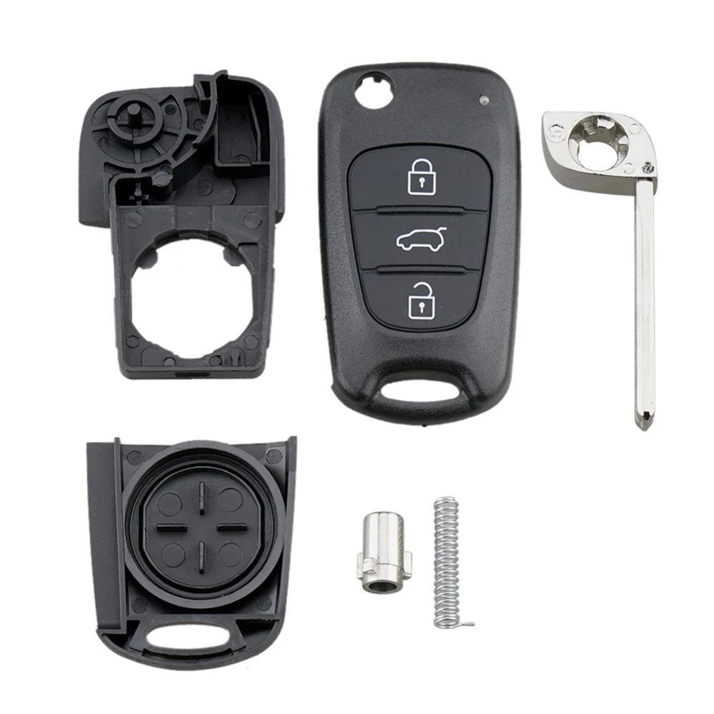 3 For Kia K2 K5 For Hyundai Picanto Flip Folding Key Case Car Key Shell Remote Key Shell 3 Buttons