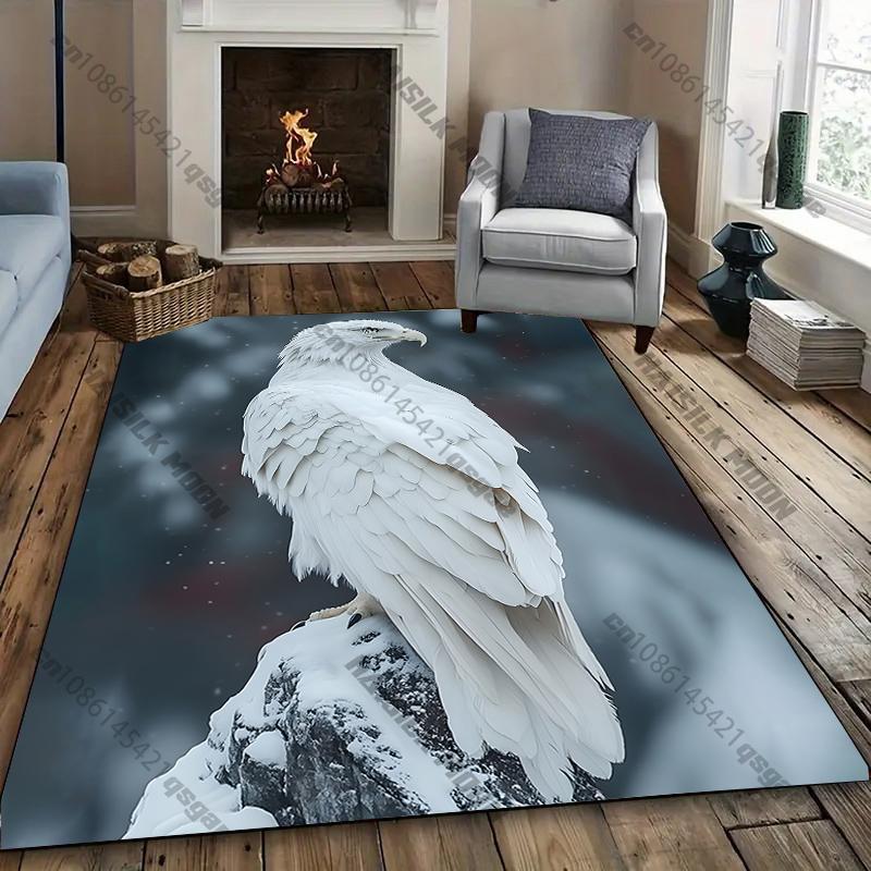 Soaring Bald Eagle Design rugs for Living Room carpet for home sofa bedroom, gift mat