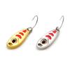 Kylebooker Fishing Lure Spoon Single Hook 1.5g 3g 5g Metal Lure Hard Bait Jig Lures Spinnerbait Fishing Tackle Small Pea