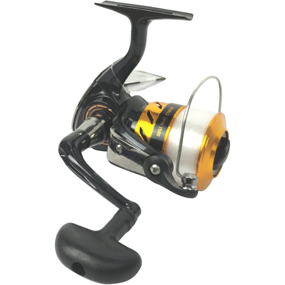 Спиннинговая катушка Daiwa World Spin 3500 с леской, модель 2017 года