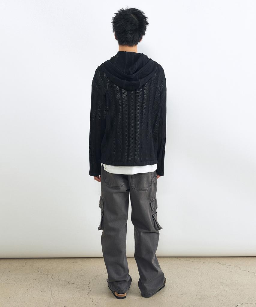 INSILENCE Garment Dyed Combat Cargo Charcoal