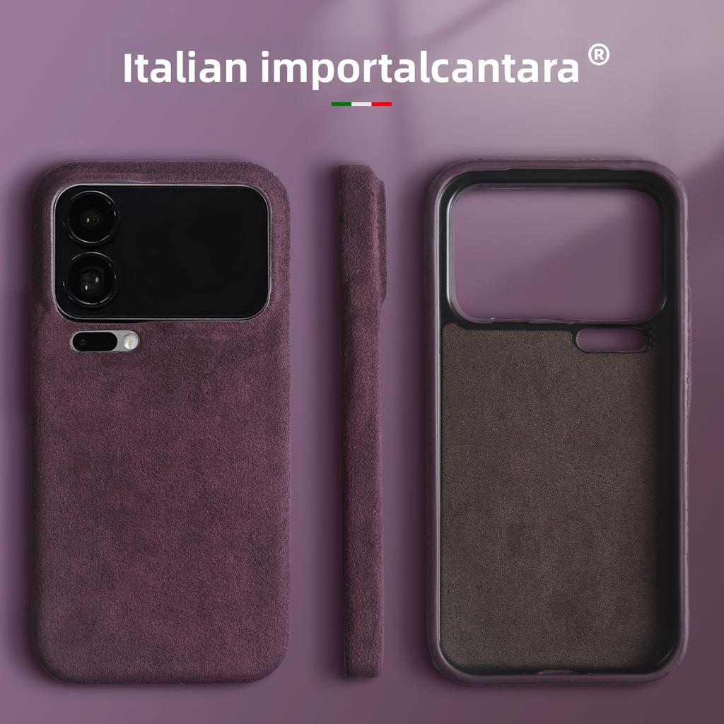 Alcantara Case for Xiaomi 17 Pro Max 15 Ultra Premium Business Slim Shockproof Cover