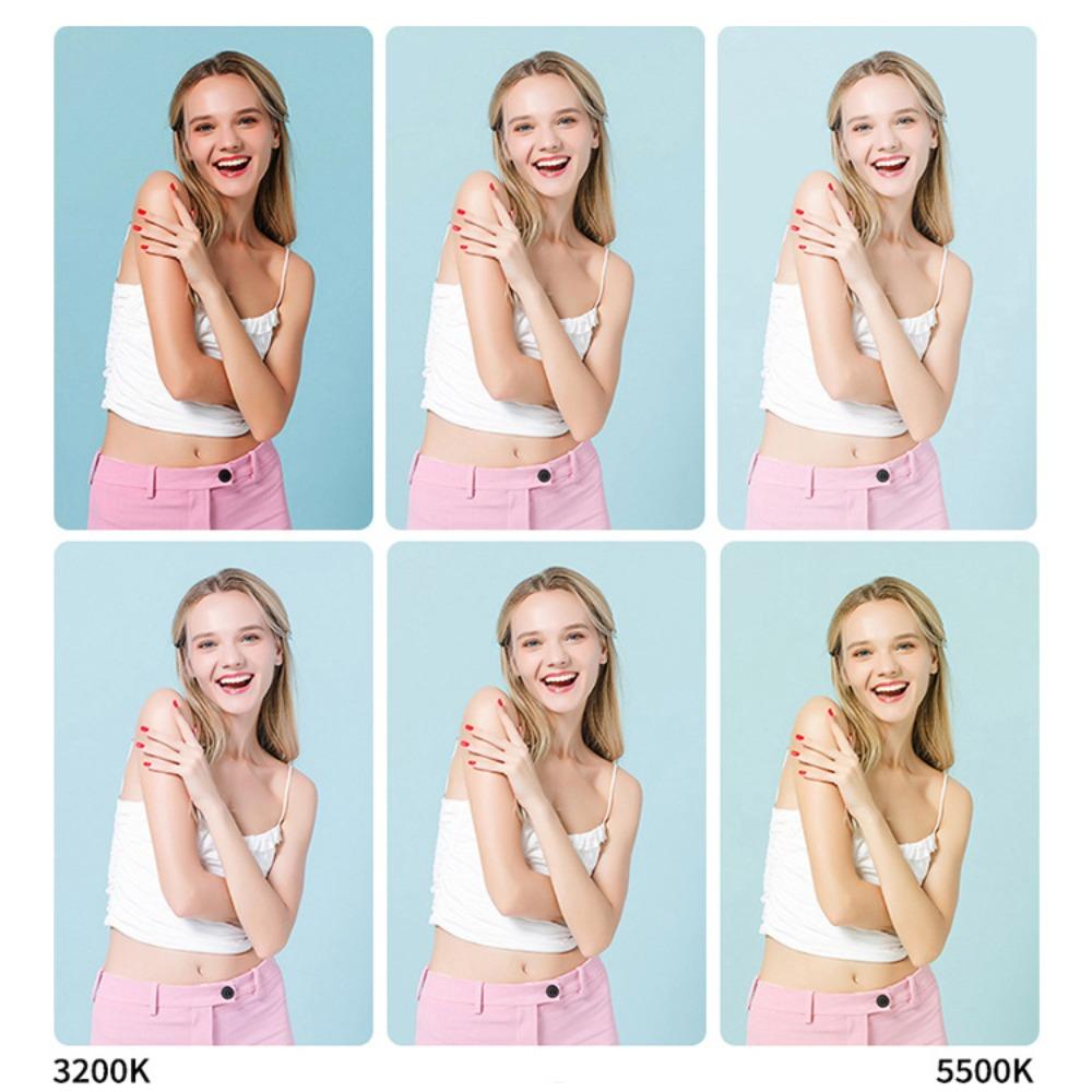 Светодиодная лампа для потоковой передачи видео, дополнительный свет, съемный светильник для селфи-бьюти