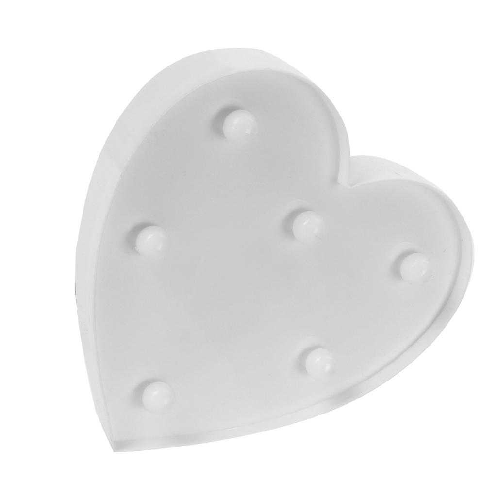 Distinctive Heart Shaped Night Light LED Decorative Lamp for Proposal Festival Party
