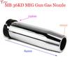 36KD Torch Gun Consumables Gas Nozzle Tips Holder Tips Gas Diffuser