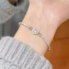 S925 Sterling Silver Little Sun Bracelet Women'S Niche Light Luxury High-End Zircon Bracelet 2024 Trendy Bracelet