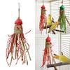 Pet Bird Chew Toy Natural Colorful Shredding Paper for Cockatiel Conure Cockatoos Teeth Grinding Toy for Cage