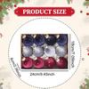 12 Pieces Christmas Hanging Decorations Decorative Baubles Xmas Decor for Celebration