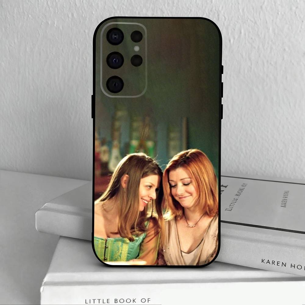 B-Баффи - истребительница вампиров Чехол для телефона для Samsung S25,S24,S21,S22,S23,S30,Ultra,S20,Plus,Другие Мягкий черный чехол