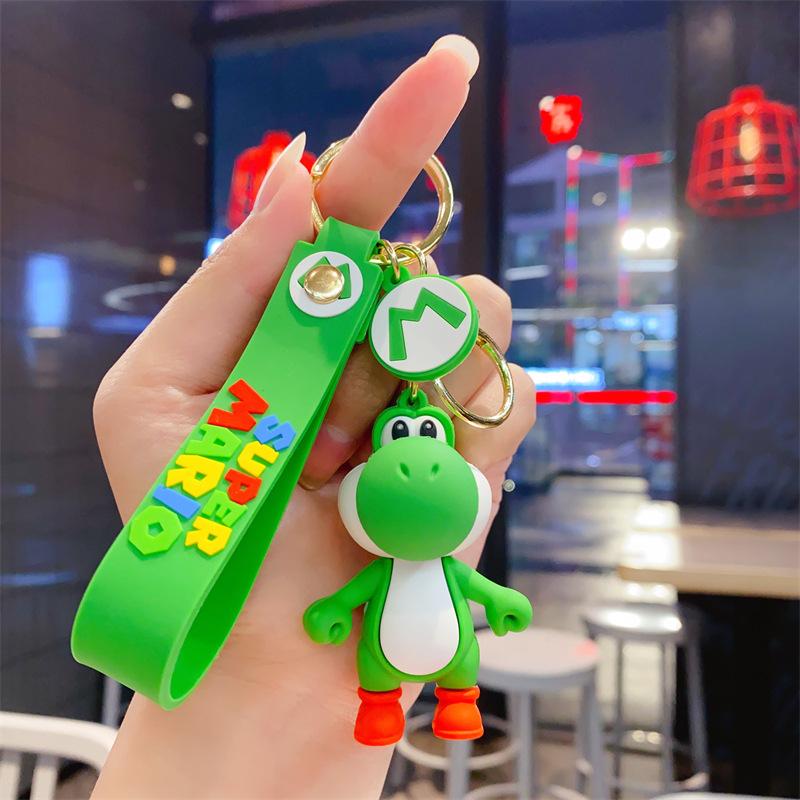 Cute Bubble Dragon Little Dinosaur Keychain Car Couple Student Backpack Pendant Ground Marketing Small Gift