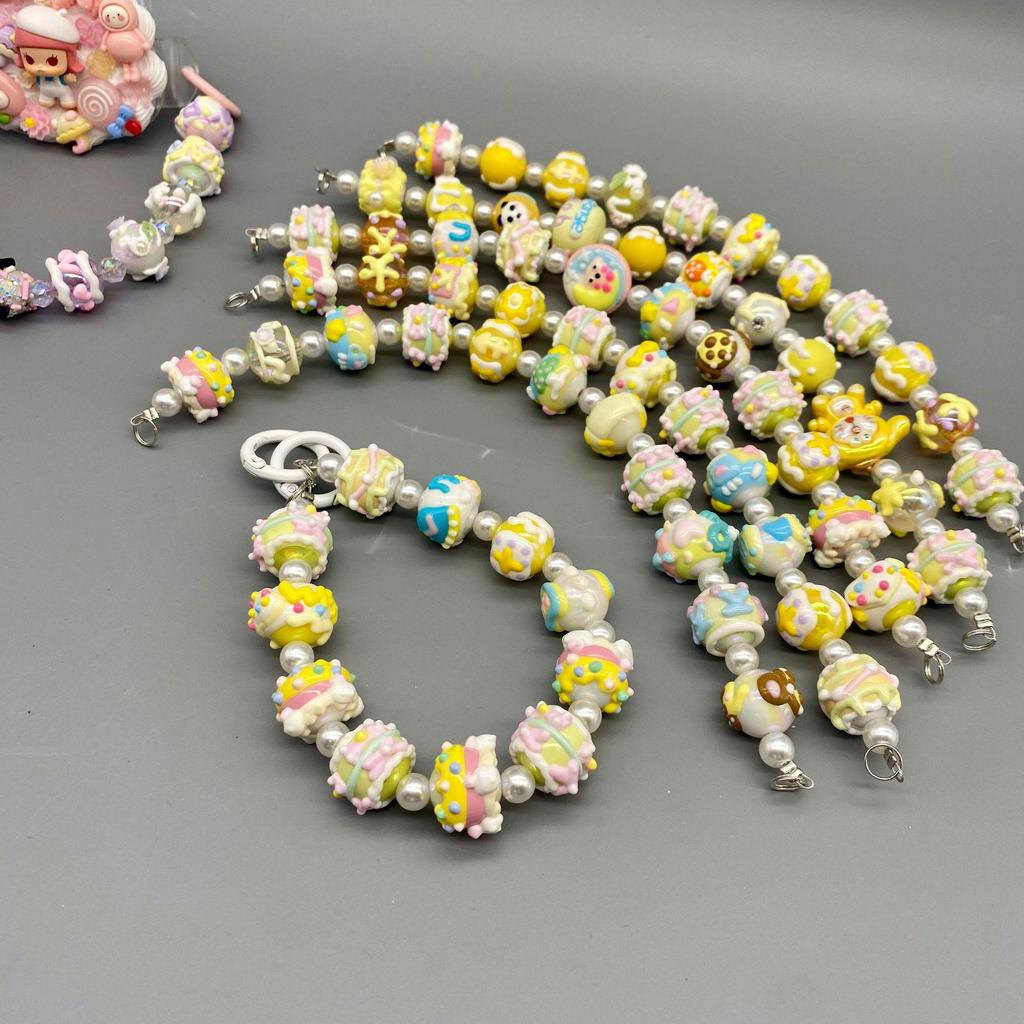 Сделай сам цепочку для телефона из бусин с оригинальным дизайном - Модный противоутерянный задний зажим