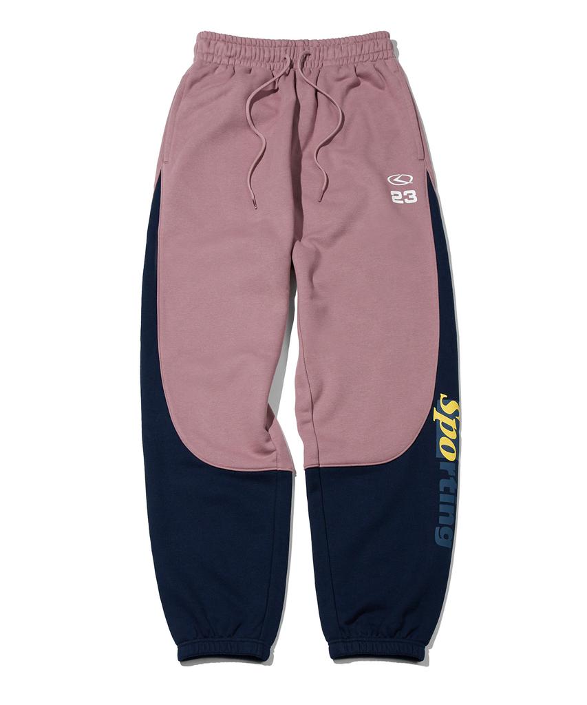 CGP Sporty Color Block Jogger Pants_Indie Pink