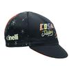 Cinelli Sergio Mora Cosmic Rider One Cycling Cap for Road Bikes and Bicycles Cap, Black, Size, SEMOCAP1,