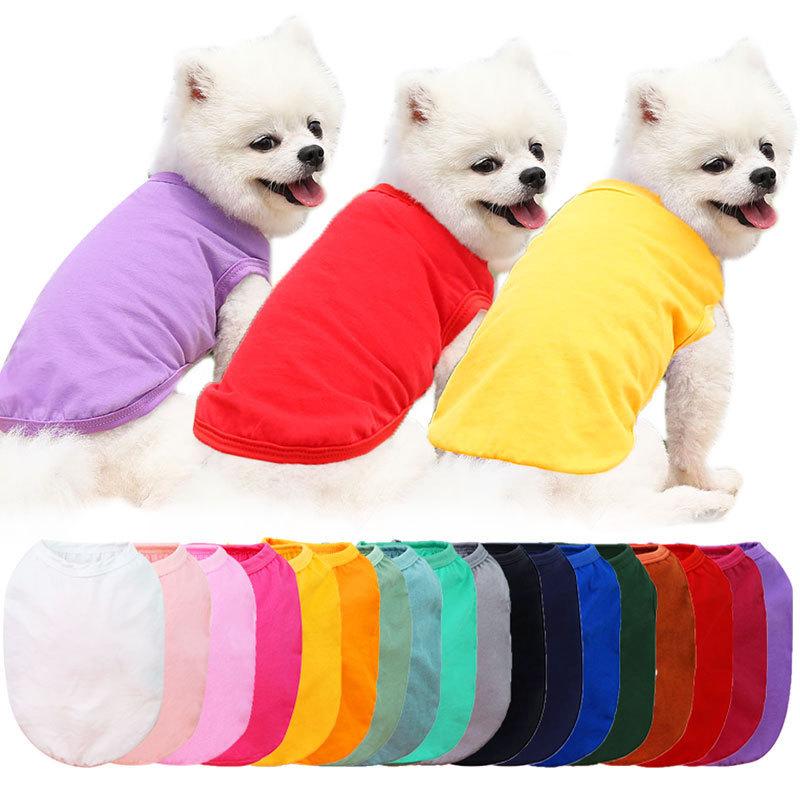 Teddy Than the Bear Cat Small Medium and Large Dog Dog Spring and Summer New Pet Clothes Vest Dog Supplies Cat Bipod