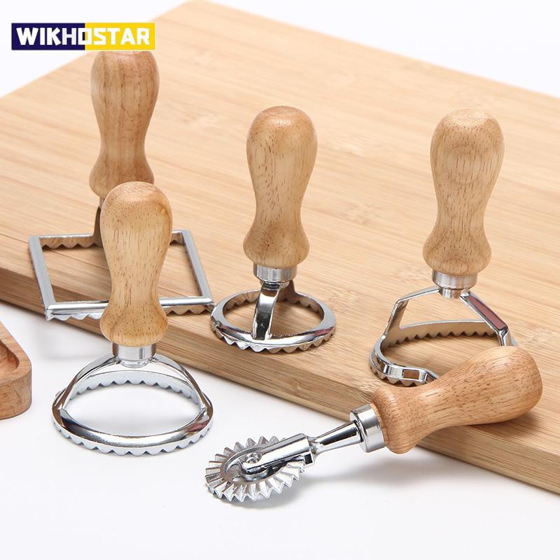 Набор ножей для равиоли из нержавеющей стали Пресс для макаронных изделий Набор кухонных насадок Инструмент для изготовления равиоли Инструмент для изготовления пресс-форм Набор штампов для равиоли Набор кондитерских колесиков Форма для торта