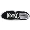 One Star Converse Low Black Suede 158369C