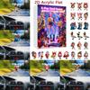 Kpop Демон Охотник Адвент-календарь 2D Акриловый кулон Рождественская елка Подвесное Декоративное Подарок Новый Год 24 Дня Обратный отсчет Слепой бокс