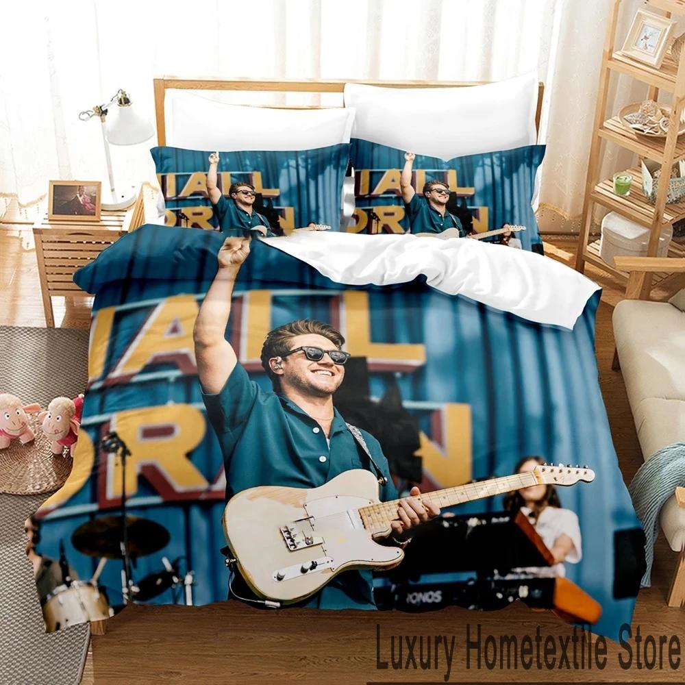 3D Print Niall Horan Bedding Set Boys Girls Twin Queen King Size Duvet Cover Pillowcase Bed Boys Adult Home Textileextile