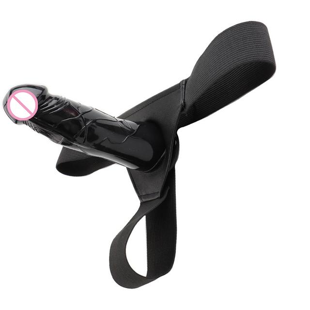 Полый фаллоимитатор на ремешке сделает вас жестким дилдо, большой член, секс-игрушка, настоящие ремни для пениса, ремень для страпона для мужчин, рукав для пениса, искусственный член