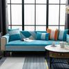 Nordic Sofa Cushion Four Seasons Universal Houndstooth Leather Sofa Cover Simple Cushion Backrest Towel Cover Cloth Non-Slip Stain Resistant
