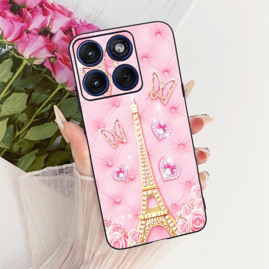 For Motorola Edge 70 Case XT2601-2 Cute Cat Peacock Painted Cover Soft Silicone Case For Motorola Edge 70 Fusion Edge70 5G Shell