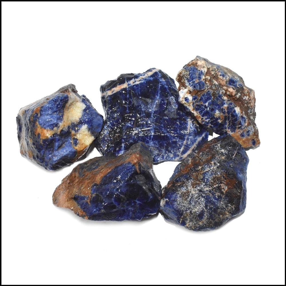 Sodalite Blue Natural Rough Crystal Stone for Reiki Healing and Crystal Healing Stone, Sodalite Gemstone Rough