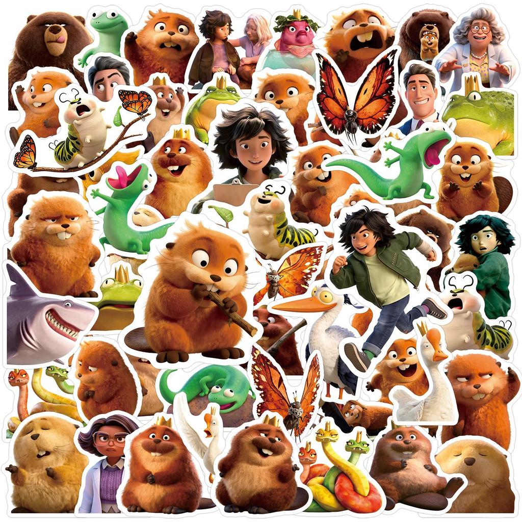 60Pcs/Set Movies Hoppers Sticker Waterproof Graffiti Decal Diy Scooter Phone Case Stationery Box Fans Gift