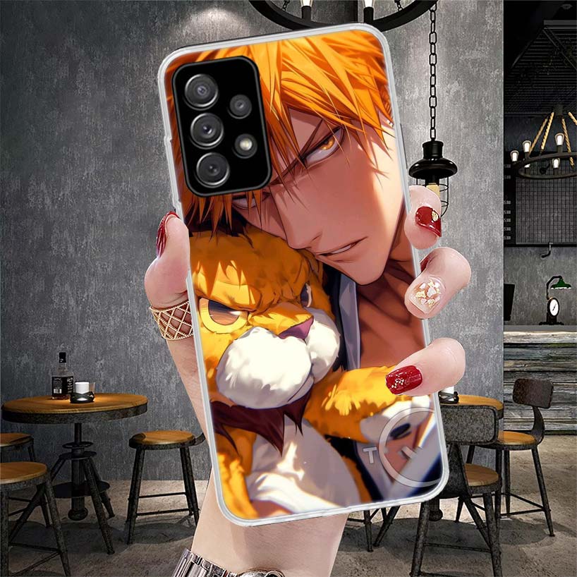 Kurosaki Ichigo Bleach Мягкий чехол для телефона для Samsung Galaxy S22 S23 S24 S25 Edge S26 Ultra S20 FE S21 Plus + Fundas Coque Galaxy S