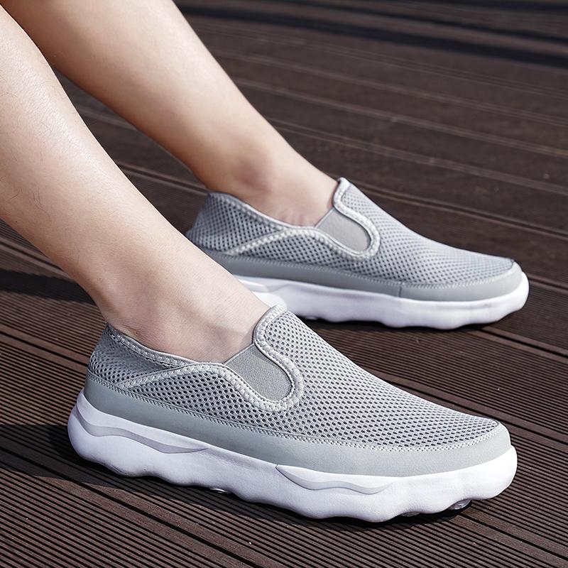 Sneakers Men Loafers Lightweight Walking Shoes Breathable Slip On Summer Mesh Men Sport Shoes Casual Zapatillas Hombre Deportiva