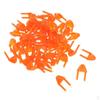 100 Pieces Safety Stuffed Animal DIY Supplies, 12mm Orange