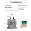 Women's Summer Diamond-Patterned Tote & Shoulder Bags – Japanese-Style, High-Capacity Designs