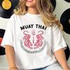 Muay Thai Top Women Harajuku Japanese Comic T Shirt Female Y2k Clothing