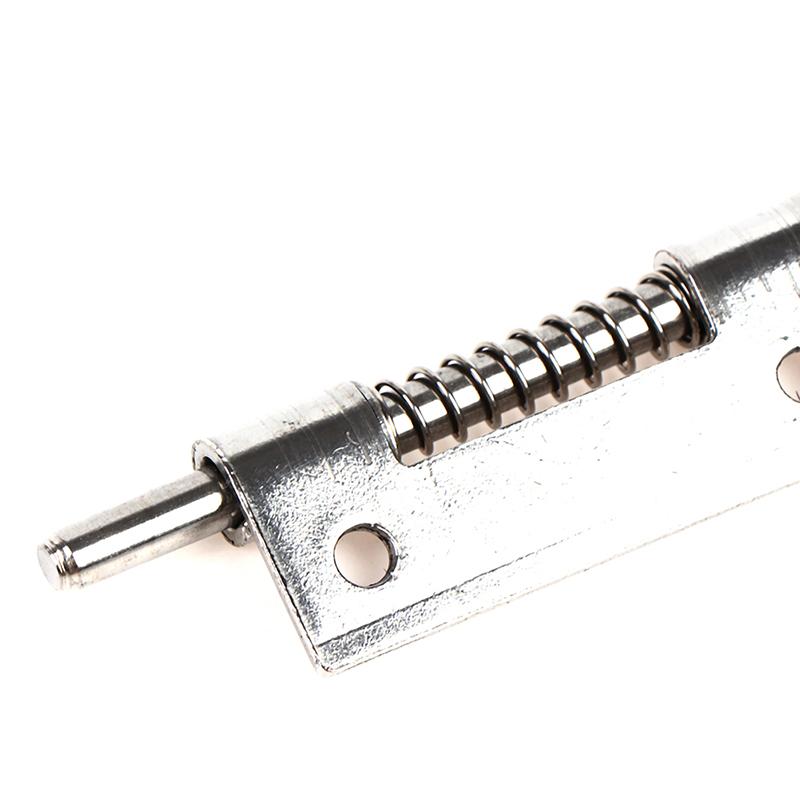 1Pc 304 Stainless Steel Loaded Hinge Security Spring Bolt Barrel Latch Hardware