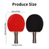 Table Tennis Racket Set, Table Tennis Bat Professional Pingpong Paddle with Bag Set Table Tennis Equipment for Beginner