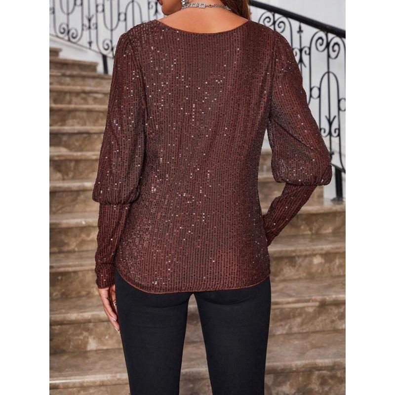 Женская новая свободная футболка с длинным рукавом и круглым вырезом в стиле Commuter