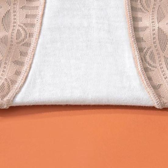 Женские трусики с высокой талией, мягкие эластичные кружевные антисептические утягивающие дышащие послеродовые трусы для йоги больших размеров, трусы