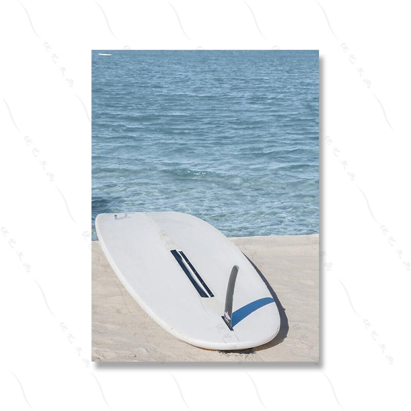 Boho Surfboard Gallery Wall Art Poster Sea Photography Пастельные тона Пейзаж Туризм Картина Холст Картина Комната Домашний декор
